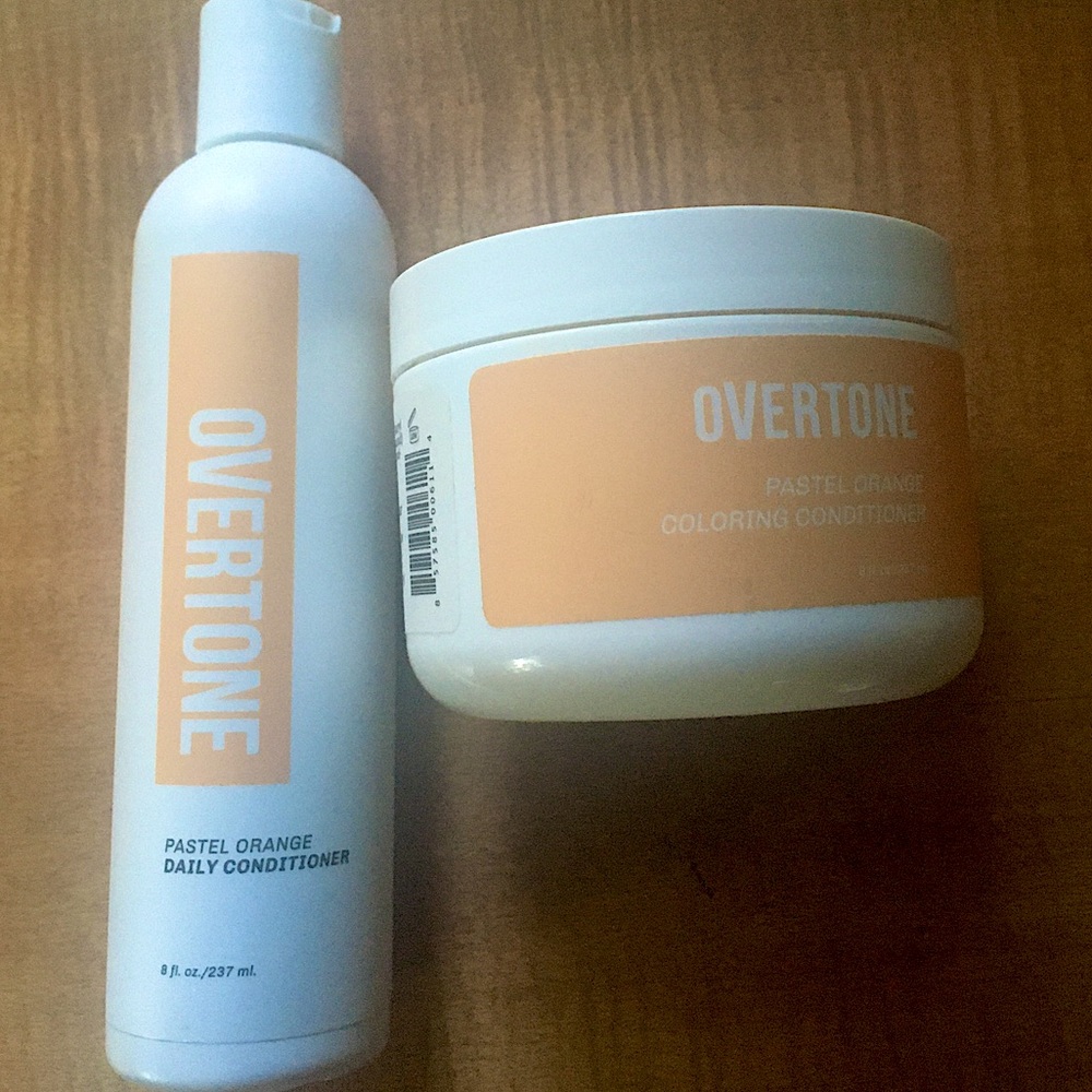 New Overtone Pastel Orange Daily conditioner